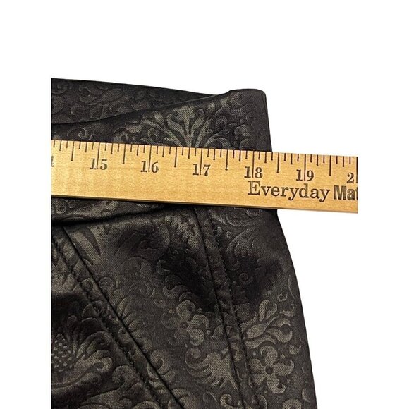 Jessica Simpson Faux Leather Brocade Pattern Leggings Size 1X - Picture 14 of 16